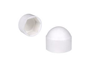 Screw cap for expansion bolt, white