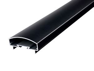 Railing handrail 4 m, black