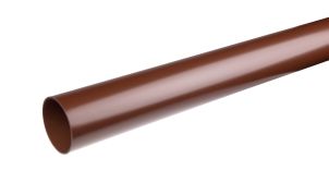Downspout 75 mm brown 3 m