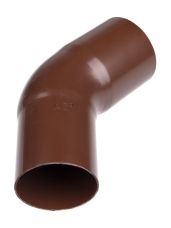 Elbow 90 mm 45° brown