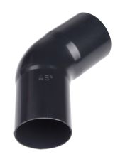 Elbow 90 mm 45° black