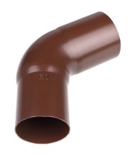 Elbow 75 mm 60° brown