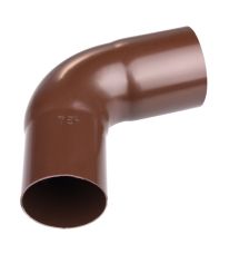 Elbow 90 mm 75° brown
