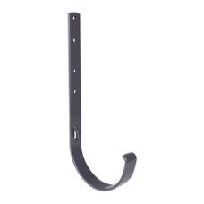 Metal rain gutter bracket short size 10 graphite