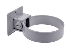 Clamp for plastic pipe 110 mm grey (2 per pack)